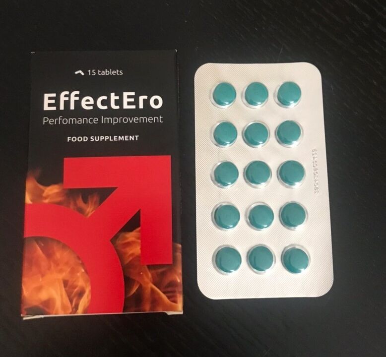 Foto tabliet na zlepšenie libida EffectEro, skúsenosti s používaním